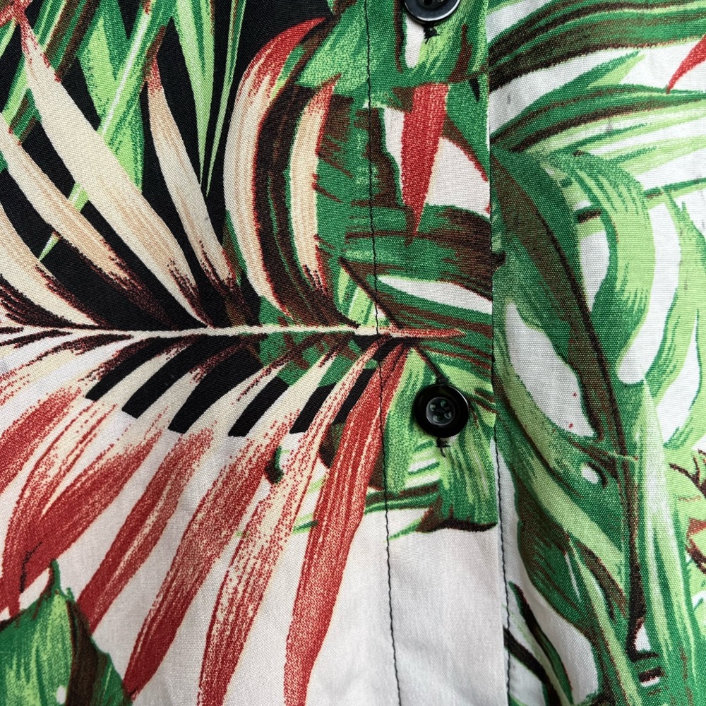 Nature Inspired Print Button-Up - Picture 2 of 4